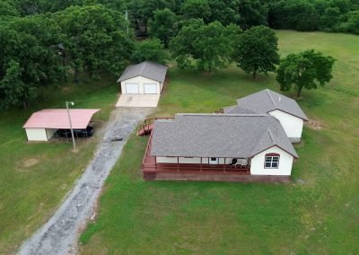 Real Estate Photography Drone Photo 30245 S 210 Rd, Henryetta, OK 74437